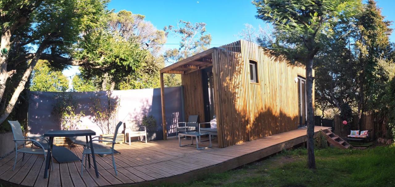 Joli Studio Indépendant En Bois Avec Jacuzzi Prive Fréjus Exterior foto